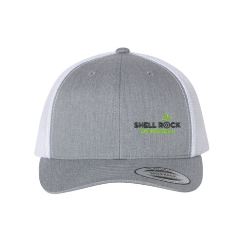 Six-Panel Retro Trucker Cap - Left/Black Thumbnail