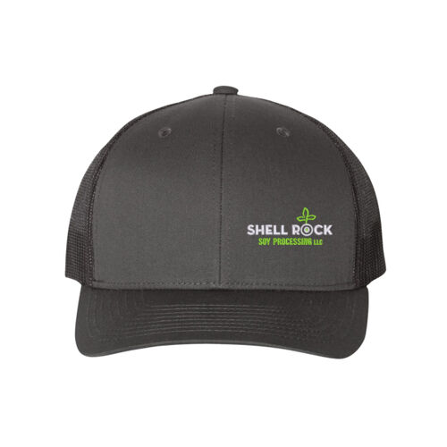 Six-Panel Retro Trucker Cap - Left/White Thumbnail